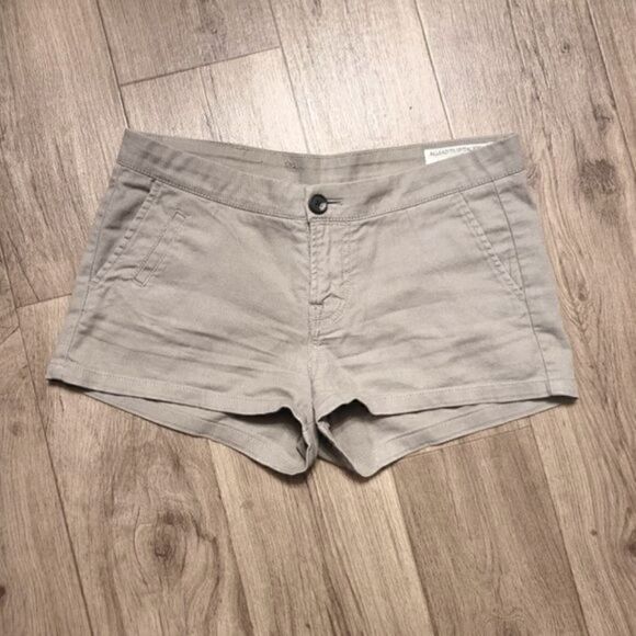 ALLSAINTS Spitalfields Khaki Shorts Tan Size 4 - Picture 1 of 7